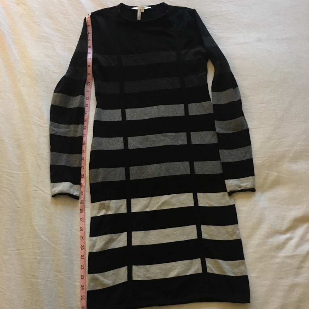 Max & Cleo Striped Ombre Sweater Dress - Picture 3 of 6